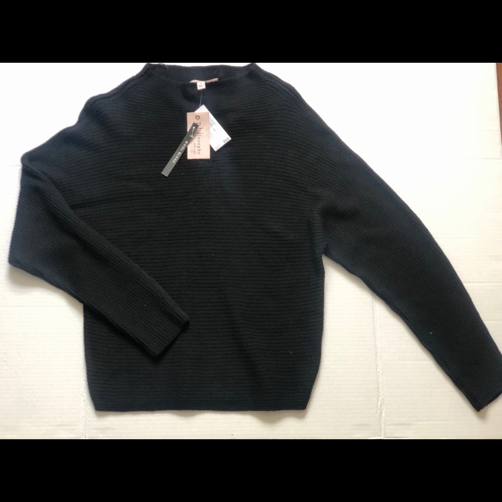 Philosophy Ribbed Dolman Sleeve Sweater